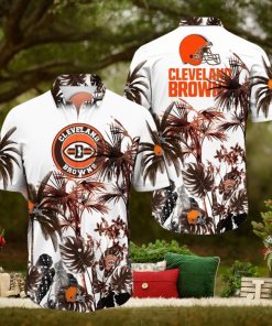 NFL Cleveland Browns Hawaii Shirt Palm Tree Aloha Shirt For Fans