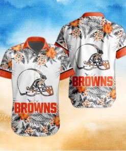 NFL Cleveland Browns Hawaiian Shirt Special Floral Tropical Team Spirit