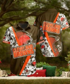 NFL Cleveland Browns Hawaiian Shirt Style Summer Trending 1 NFL Cleveland Browns Hawaiian Shirt Style Summer Trending