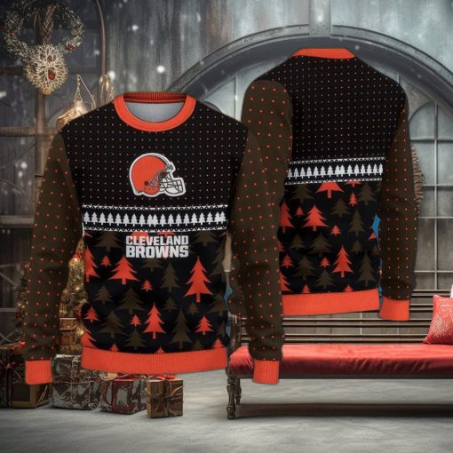 NFL Cleveland Browns Outwear Ugly Xmas Sweater For Men Women