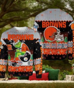 NFL Cleveland Browns Scarf Ugly Xmas Sweater For Men Women