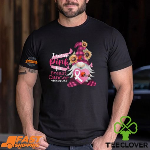 NFL Cleveland Browns Special Gnomes Flower In October I Wear Pink For Breast Cancer Awareness 2D Shirt