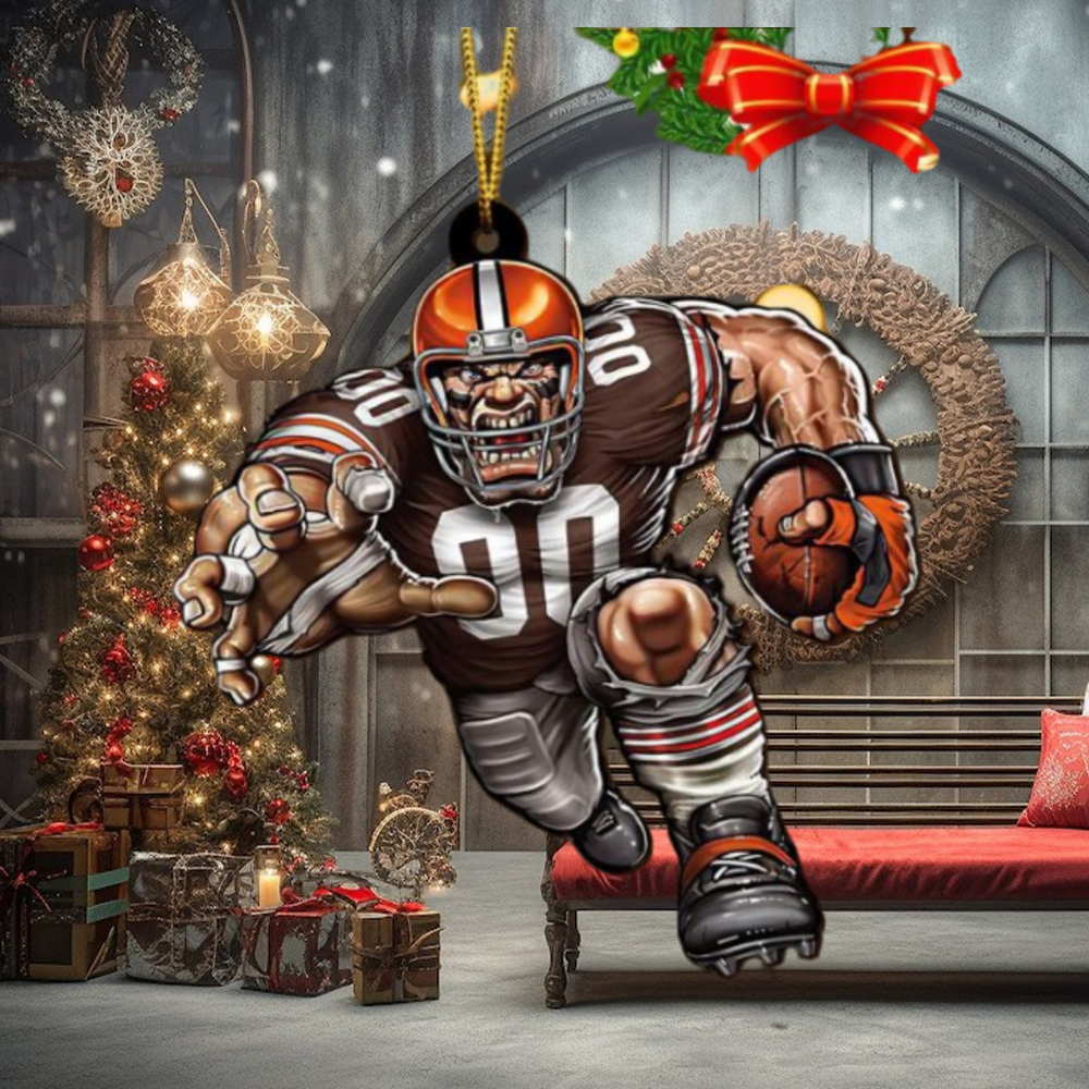 NFL Cleveland Browns Sport Ornament 2023 Christmas Tree Decorations NFL Cleveland Browns Sport Ornament 2023 Christmas Tree Decorations