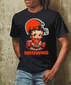 NFL Cleveland Browns T Shirt Betty Boop Football Tshirt