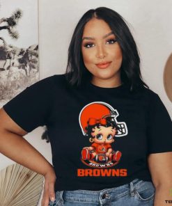 NFL Cleveland Browns T Shirt Betty Boop Football Tshirt