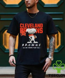 NFL Cleveland Browns T Shirt Snoopy I’ll Be There For You