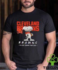 NFL Cleveland Browns T Shirt Snoopy I’ll Be There For You