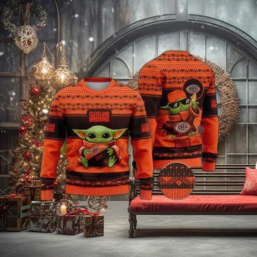 NFL Cleveland Browns Warmth Ugly Xmas Sweater For Men Women