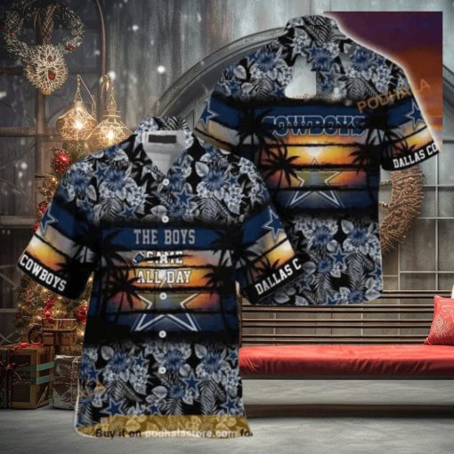 NFL Cowboys Hawaiian Shirt, The Boys Came All Day Aloha Shirt