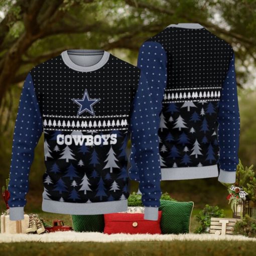 NFL Dallas Cowboys Christmas Pattern Sport Christmas Ugly Sweater 3D