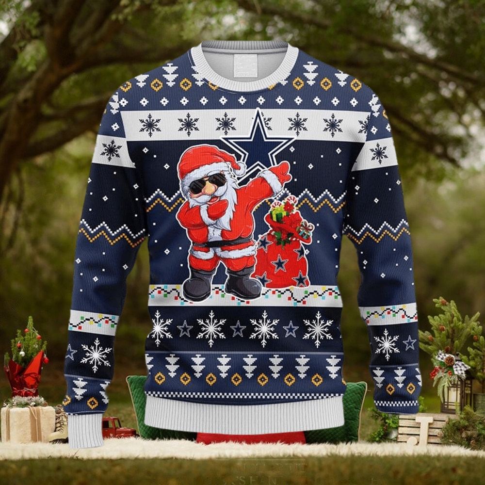 Dallas Cowboys Christmas Santa Claus Ugly Sweater For Men Women