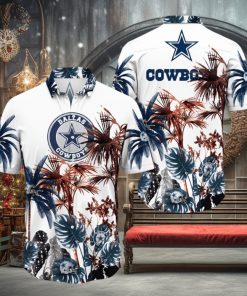 NFL Dallas Cowboys Hawaii Shirt Palm Tree Aloha Shirt For Fans