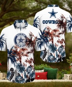 NFL Dallas Cowboys Hawaii Shirt Palm Tree Aloha Shirt For Fans