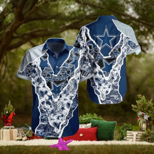 NFL Dallas Cowboys Hawaiian Shirt And Short This Summer