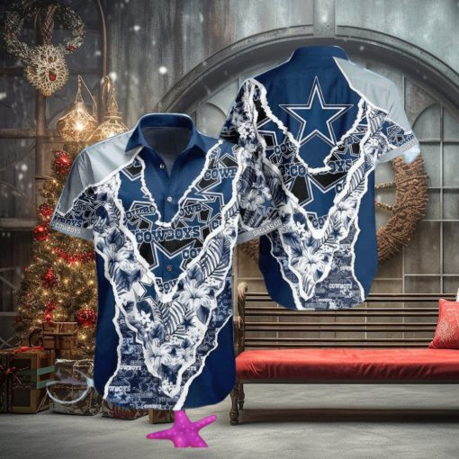 NFL Dallas Cowboys Hawaiian Shirt And Short This Summer