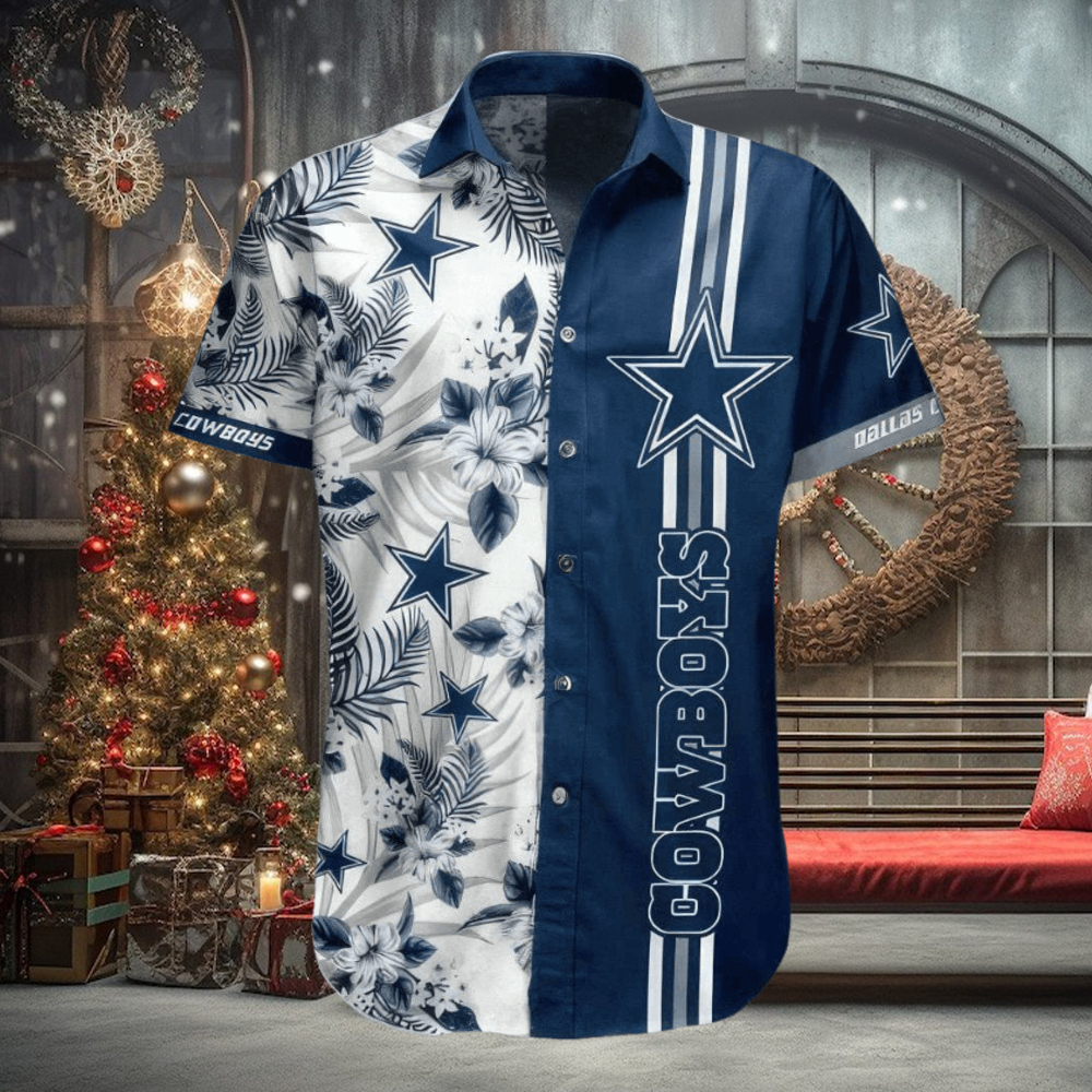 NFL Dallas Cowboys Hawaiian Shirt Shorts Summer Trending Shirt, Gift For Fans NFL Dallas Cowboys Hawaiian Shirt Shorts Summer Trending Shirt, Gift For Fans