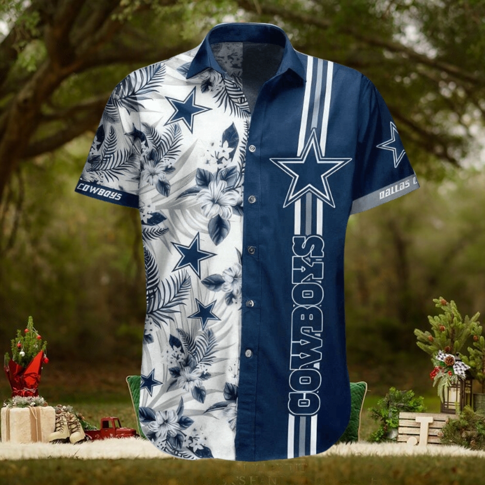 NFL Dallas Cowboys Hawaiian Shirt Shorts Summer Trending Shirt, Gift For Fans NFL Dallas Cowboys Hawaiian Shirt Shorts Summer Trending Shirt, Gift For Fans