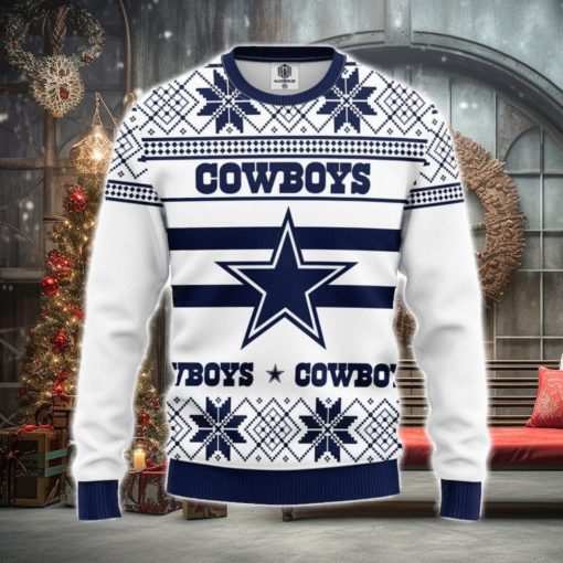 NFL Dallas Cowboys Limited Edition 3D Sweater All Over Print Christmas Gift