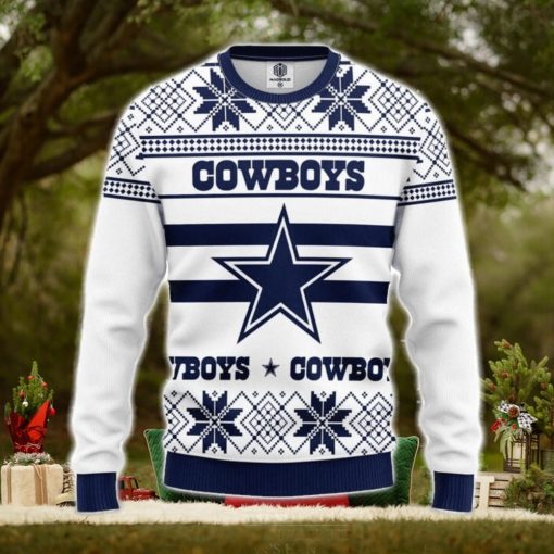 NFL Dallas Cowboys Limited Edition 3D Sweater All Over Print Christmas Gift