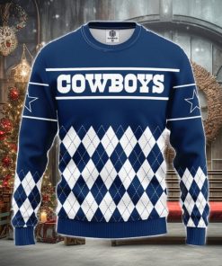 NFL Dallas Cowboys Limited Edition All Over Print 3D Sweater Xmas Christmas Gift