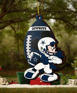 NFL Dallas Cowboys Mickey Mouse Christmas Ornament