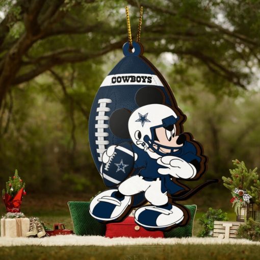 NFL Dallas Cowboys Mickey Mouse Christmas Ornament