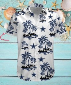 NFL Dallas Cowboys Palm Tree Tropical Summer Hawaiian Shirt
