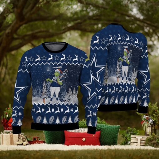 NFL Dallas Cowboys The Grinch Christmas Ugly Sweater
