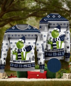 NFL Dallas Cowboys The Grinch New Ugly Christmas Sweater Xmas 3D Printed Christmas Sweater Gift