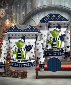 NFL Dallas Cowboys The Grinch New Ugly Christmas Sweater Xmas 3D Printed Christmas Sweater Gift