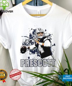 NFL Dallas Cowboys football Dak Prescott player Prescott action pose draw hoodie, sweater, longsleeve, shirt v-neck, t-shirt