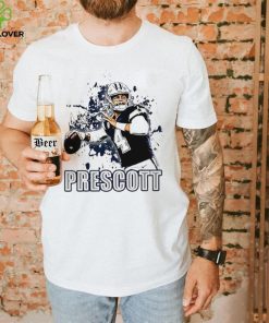 NFL Dallas Cowboys football Dak Prescott player Prescott action pose draw hoodie, sweater, longsleeve, shirt v-neck, t-shirt