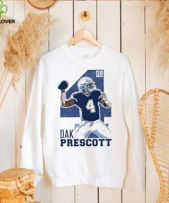NFL Dallas Cowboys football Dak Prescott player action pose draw shirt