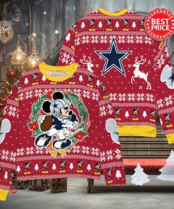 NFL Dallas Cowboys x Mickey Mouse Christ Ugly Sweater