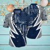 NFL Houston Texans Hawaiian Shirt 3D Printed Graphic American Flag Print This Summer Gift For Fans