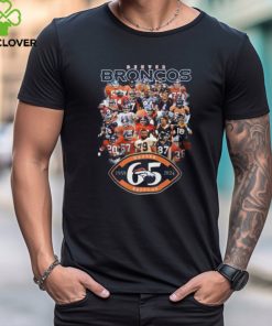 NFL Denver Broncos Football Franchise 1959 2024 65 YearsT Shirt