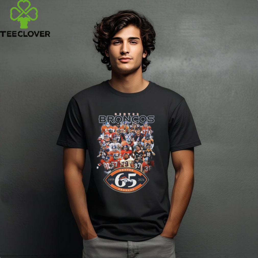 NFL Denver Broncos Football Franchise 1959 2024 65 YearsT Shirt NFL Denver Broncos Football Franchise 1959 2024 65 YearsT Shirt