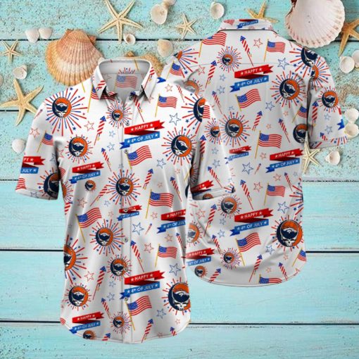 NFL Denver Broncos Grateful Dead Hawaiian Shirt, Grateful Dead Hawaiian Shirt