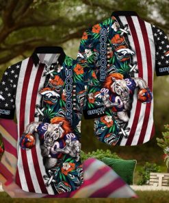 NFL Denver Broncos Hawaii Shirt Mascot Aloha Summer Shirt