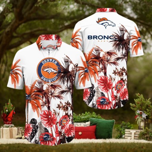 NFL Denver Broncos Hawaii Shirt Palm Tree Aloha Shirt For Fans