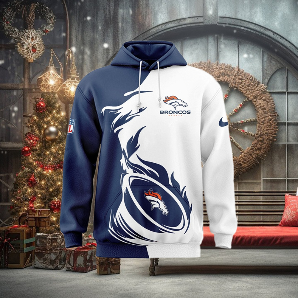 NFL Denver Broncos Luxury Pullover Hoodie NFL Denver Broncos Luxury Pullover Hoodie