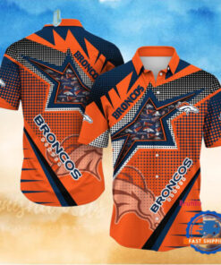 NFL Denver Broncos Special Football Team Star Hawaiian Shirts