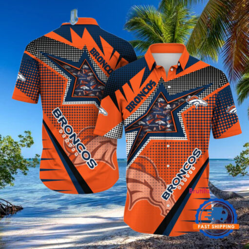 NFL Denver Broncos Special Football Team Star Hawaiian Shirts