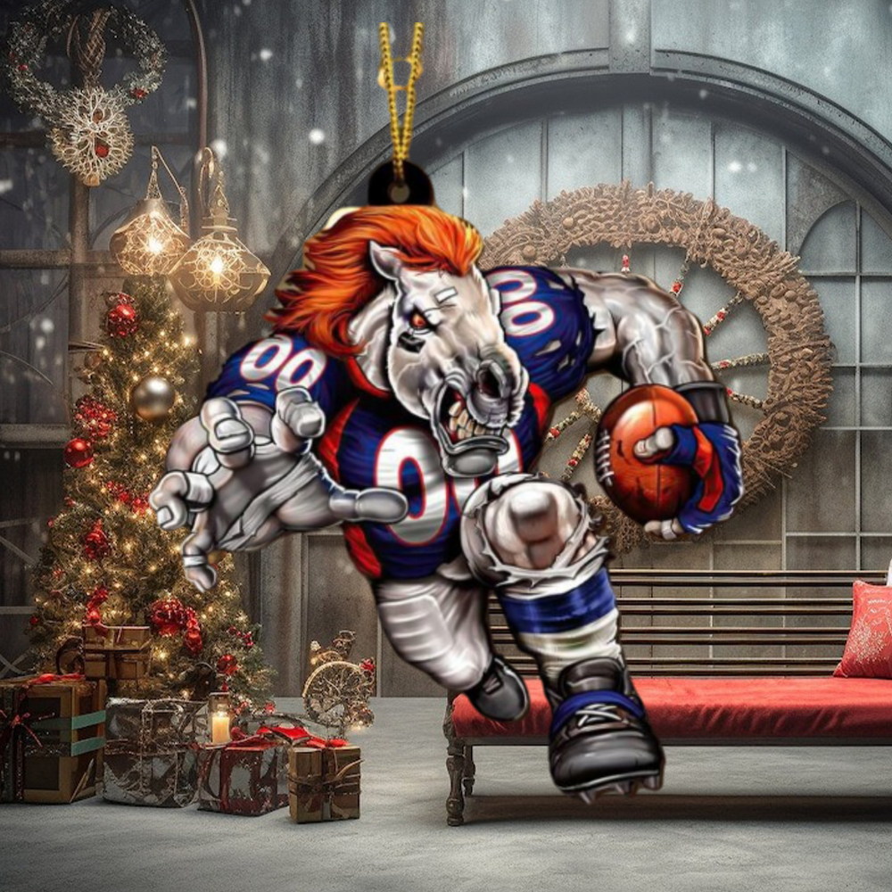 NFL Denver Broncos Sport Ornament 2023 Christmas Tree Decorations NFL Denver Broncos Sport Ornament 2023 Christmas Tree Decorations
