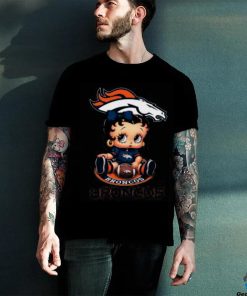 NFL Denver Broncos T Shirt Betty Boop Football Tshirt