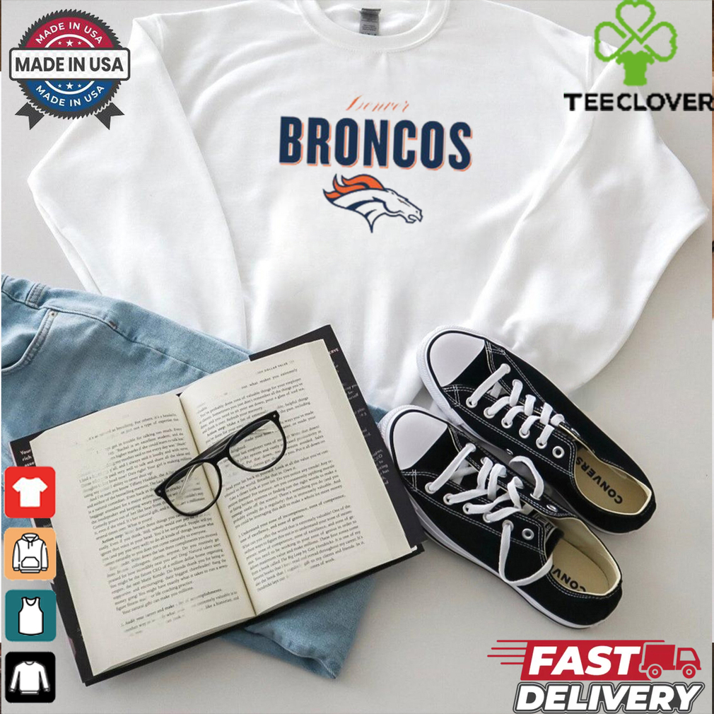 NFL Denver Broncos Team Logo T Shirt NFL Denver Broncos Team Logo T Shirt