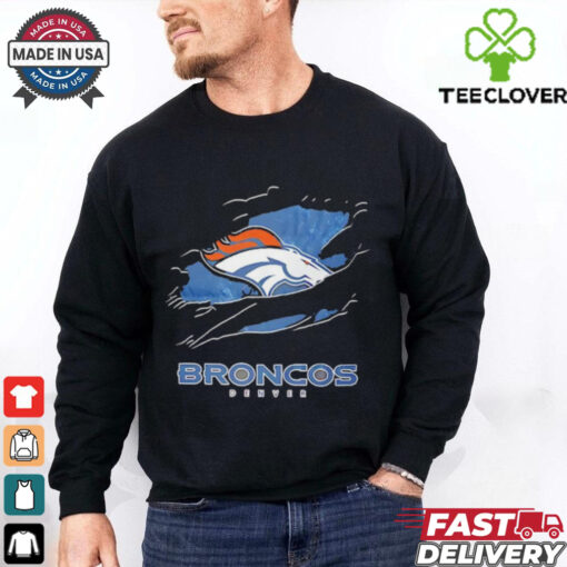 NFL Denver Broncos inside me scratches shirt