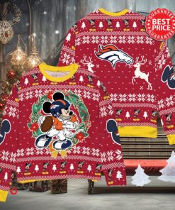 NFL Denver Broncos x Mickey Mouse Christ Ugly Sweater