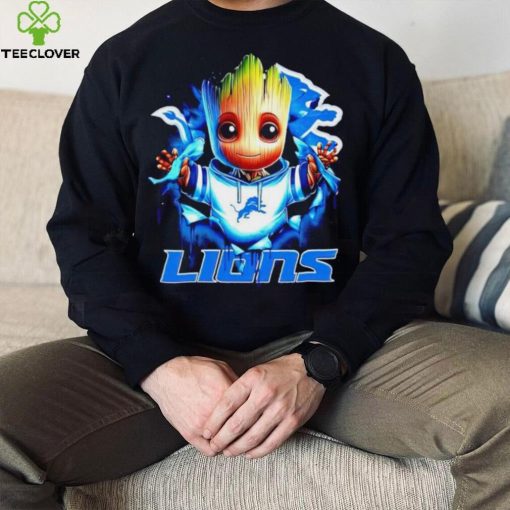 NFL Detroit Lions Baby Groot hoodie, sweater, longsleeve, shirt v-neck, t-shirt