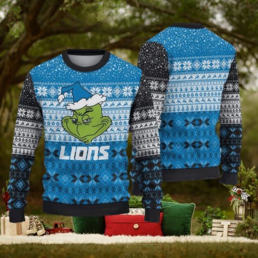 NFL Detroit Lions Christmas 3D Boutique Knitted Sweater For Men And Women